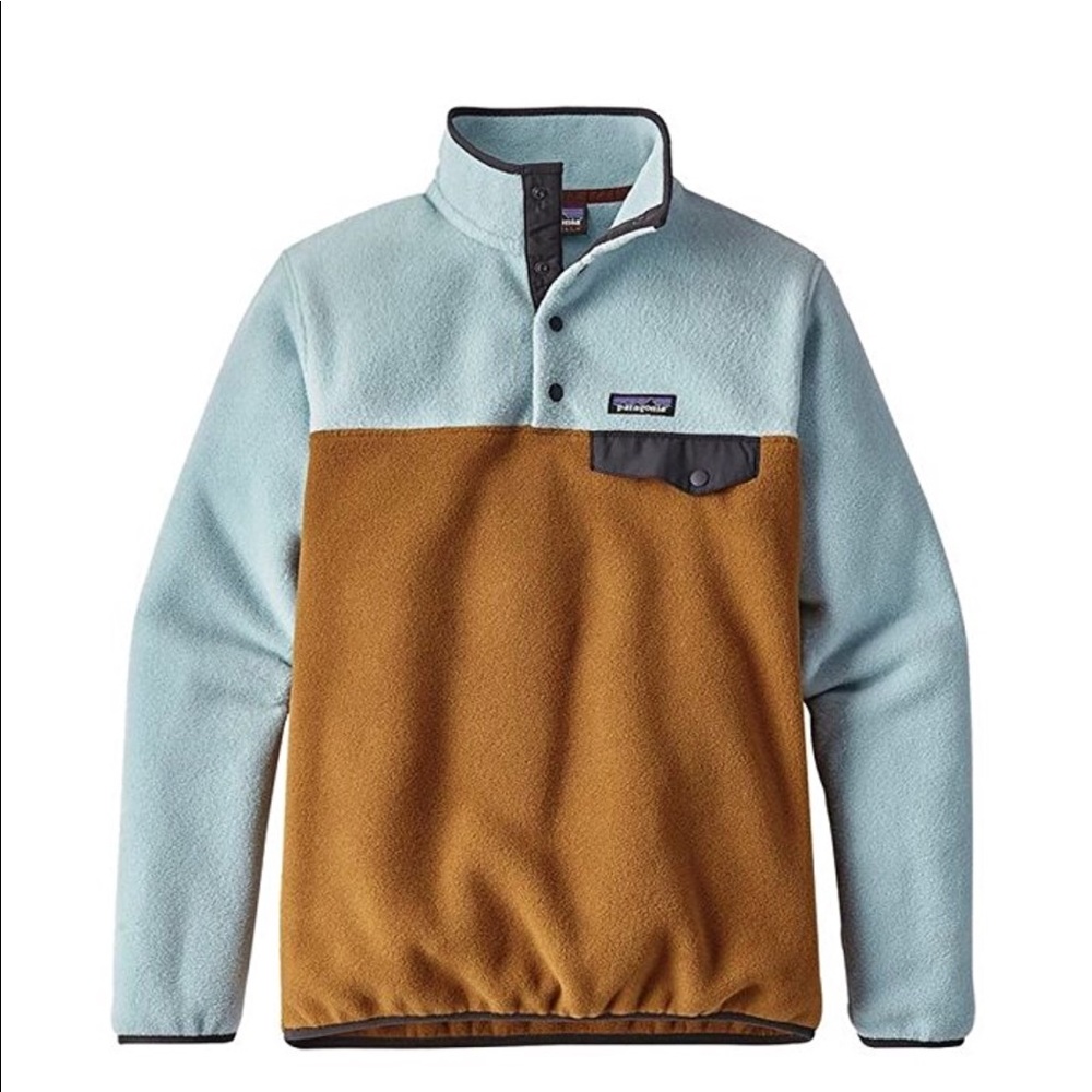 LARGE Patagonia Snap-T Pullover (Bear Brown)